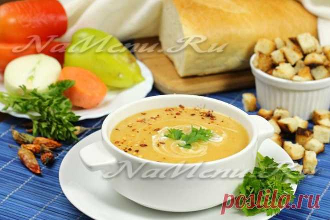 Картофельный суп-пюре со сливками, рецепт с морковью и луком