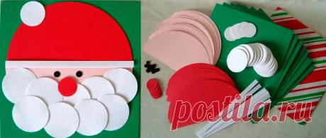 Открытки к Новому году и Рождеству своими руками, мастер класс,