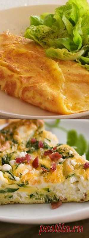 Готовим вкусный омлет с помидорами, сыром и колбасой