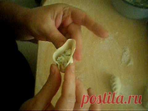 Учимся лепить красивые вареники, пельмени, курзе и ......