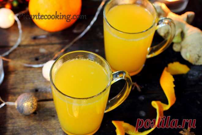 Глінтвейн з обліпихою та апельсином | Picantecooking