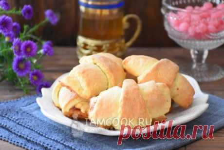 Рогалики с повидлом — пошаговый рецепт с фото