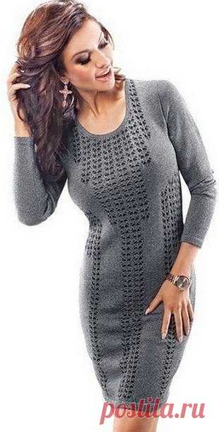 УЗОР ДЛЯ ПЛАТЬЯ СПИЦАМИ