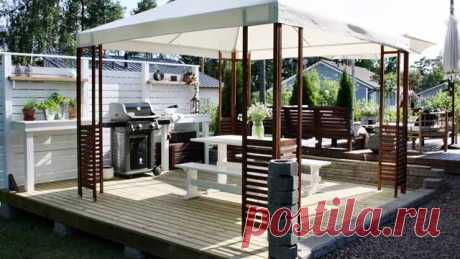 Простая летняя кухня своими руками: 6 практичных проектов
