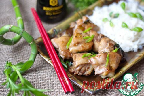 Курица "а-ля шашлык" на сковороде - кулинарный рецепт