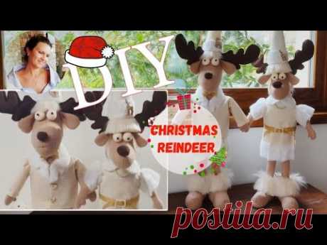 НОВОГОДНИЙ 🎄ОЛЕНЬ🦌Своими Руками 🎀 Подробный Мастер Класс DIY: RENNA NATALIZIA Fai Da Te