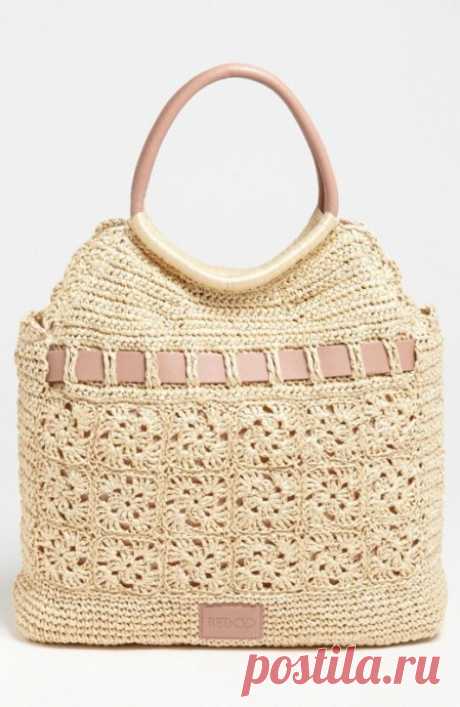 Сумочка Red Valentino, связанная крючком