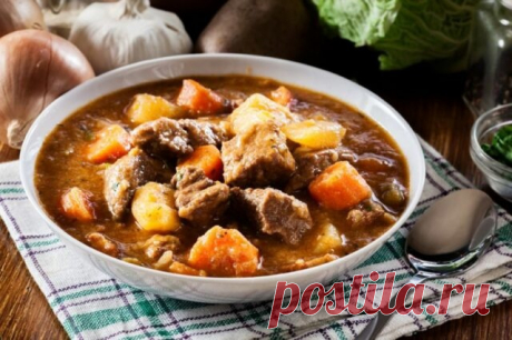 Жаркое со свининой в сковороде по-домашнему - Dynastyofchefs.ru