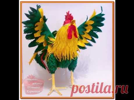 Как быстро нарезать фоамиран для петушка и елочки DIY cock