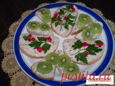 Горіховий бутерброд / Холодні закуски / Кукорама — смачні рецепти!