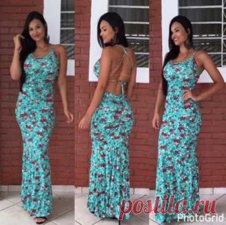 Vestido Longo Estampado Dress Soltinho Verão 2018 Moda Praia - R$ 54,90 em Mercado Livre