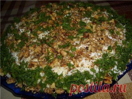 С миру по миске - Копилка кулинарных рецептов » Салат с копчёной скумбрией