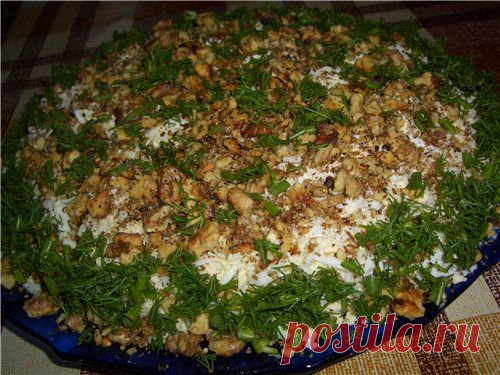 С миру по миске - Копилка кулинарных рецептов » Салат с копчёной скумбрией