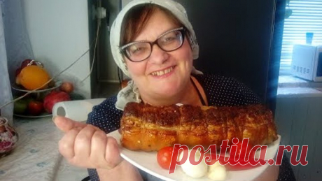 Как запечь мясной рулет в духовке. Рецепт.
