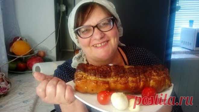 Как запечь мясной рулет в духовке. Рецепт.