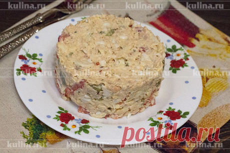 Салат с консервированной горбушей – рецепт приготовления с фото от Kulina.Ru