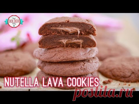 Nutella Lava Cookies | Gemma's Bigger Bolder Baking