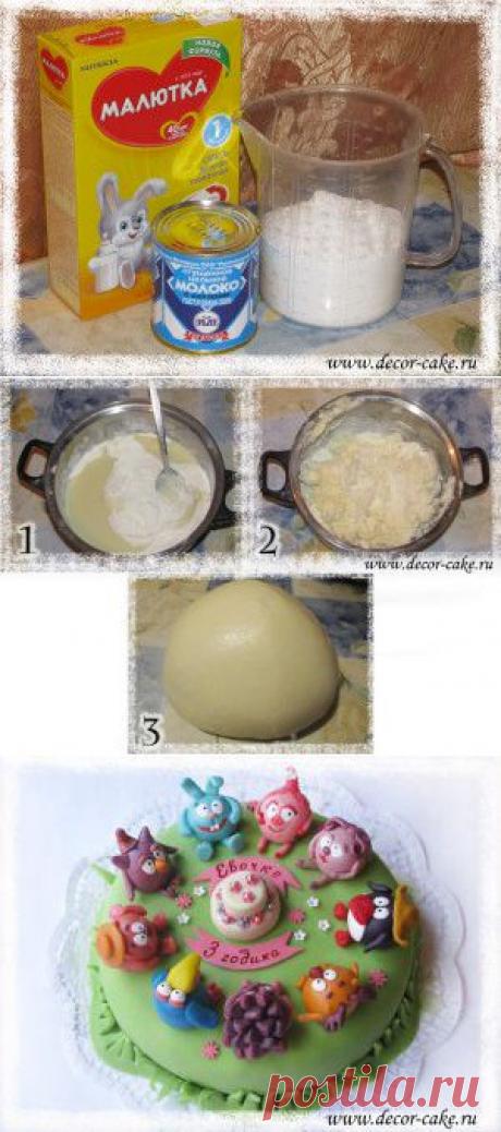 Рецепт молочной мастики |