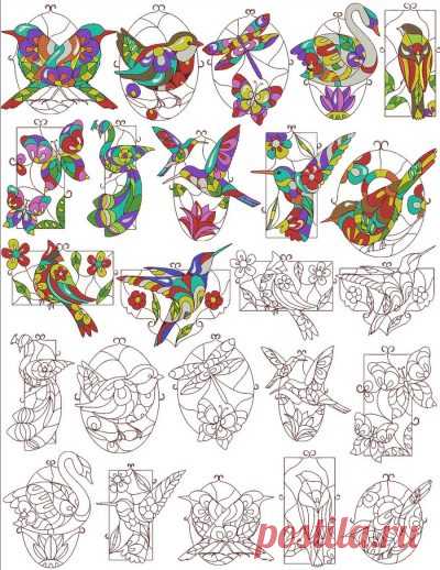 Stained Glass Windows | Machine Embroidery Designs By Sew Swell