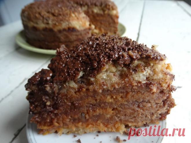 Бесподобный пирог с яблоками слоями. Никакой возни с тестом, только сухие ингредиенты