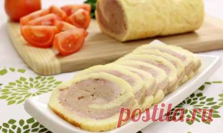 Сырный рулет- вертим вкусные закуски
