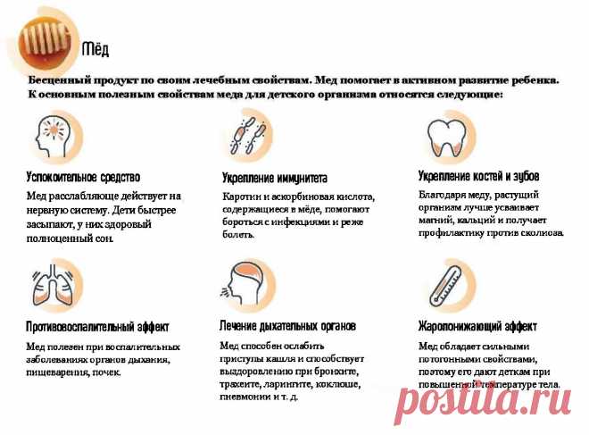О пользе меда для детей