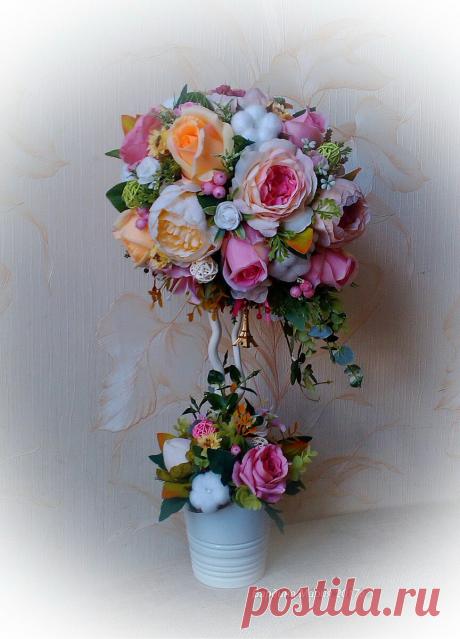 Как сделать топиарии. Подарки ручной работы