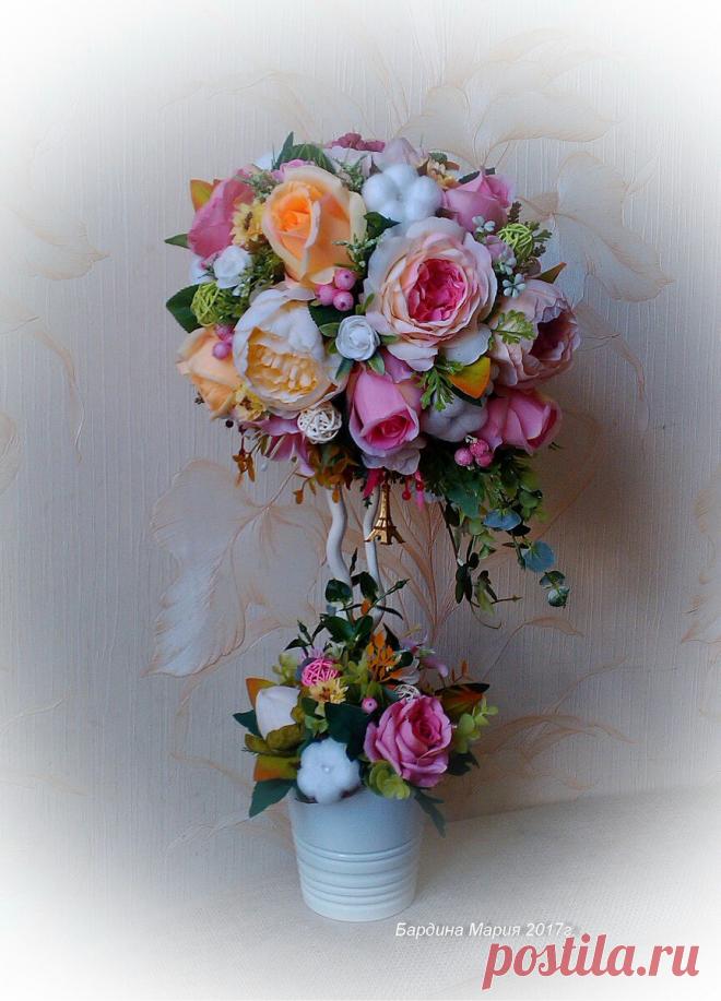 Как сделать топиарии. Подарки ручной работы