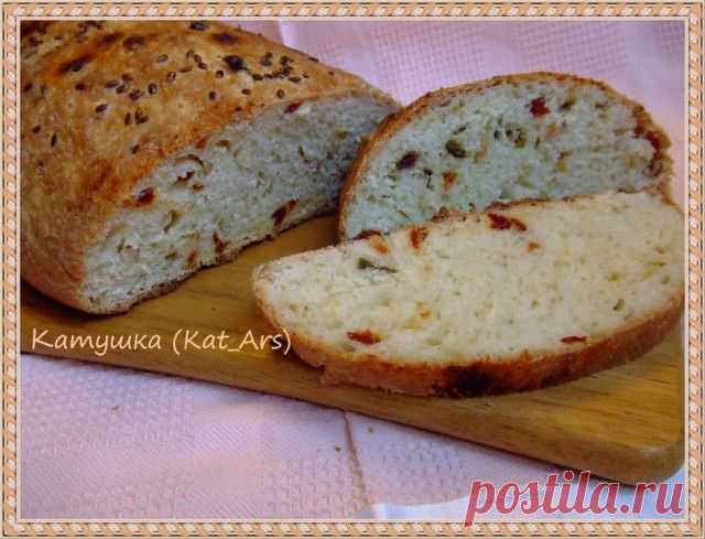 Батон белый с сушёными овощами