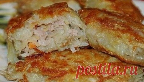 Картофельные зразы с мясным фаршем