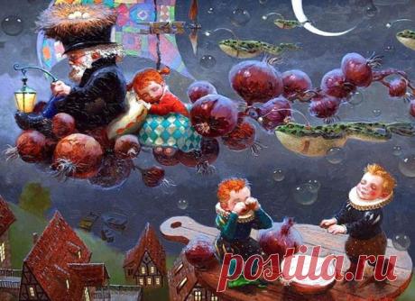 «Ожившие сказки»: философско-символические картины Виктора Низовцева