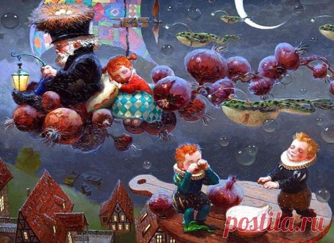 «Ожившие сказки»: философско-символические картины Виктора Низовцева