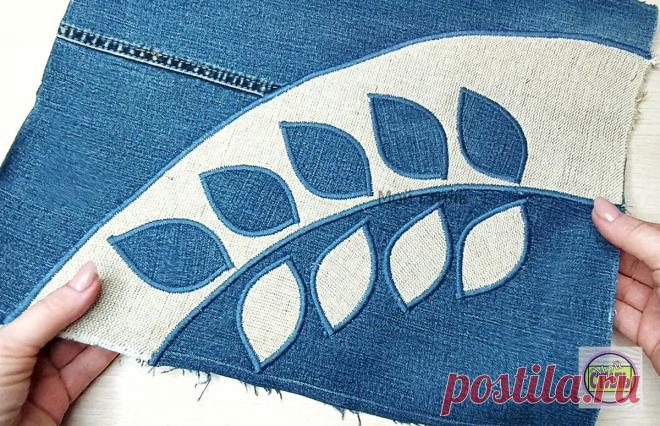 Надоели примитивные джинсовые сумки, они все однотипные. Покажу, какую сумку я сшила скомбинировав джинсу и рогожку | Мой стиль DIY | Яндекс Дзен