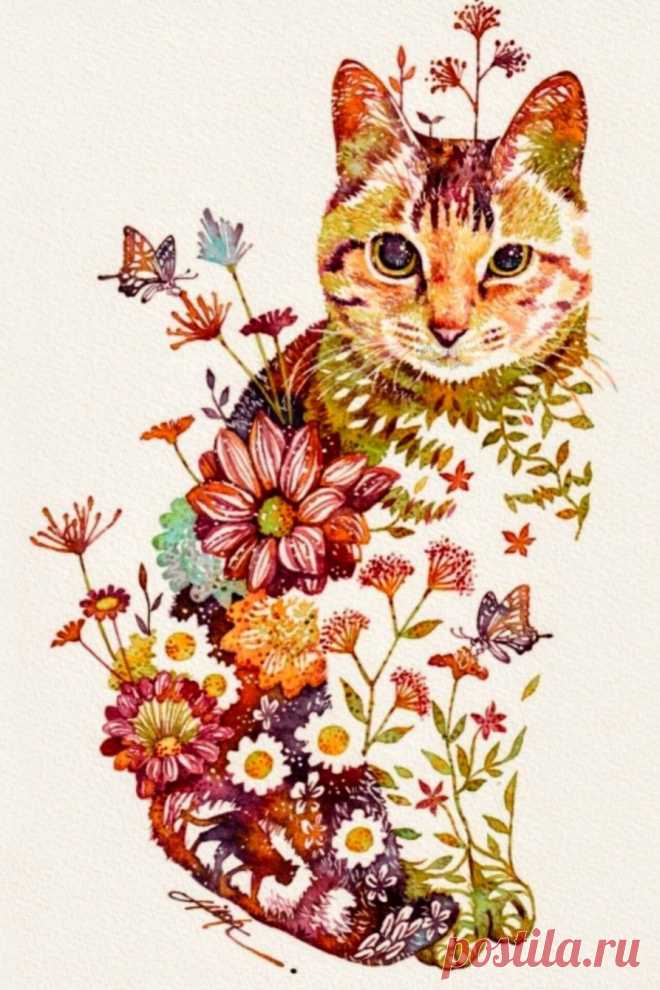 Соткана из цветов