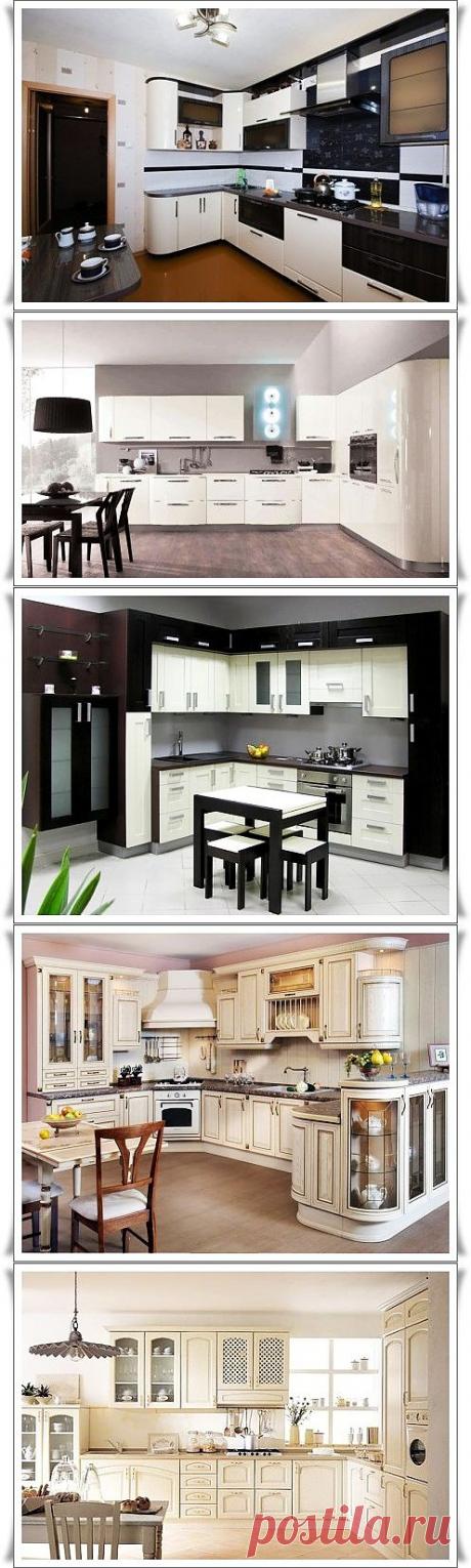 Кухни в белом цвете.