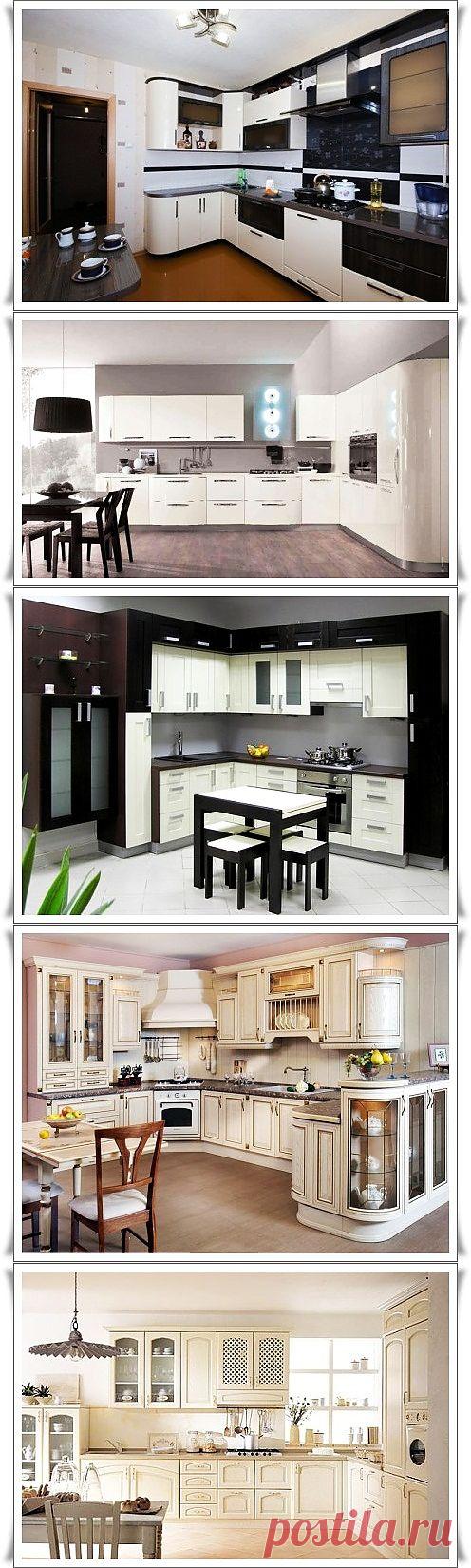 Кухни в белом цвете.