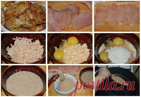 Лучшие кулинарные рецепты: Куриные отбивные в сырном кляре