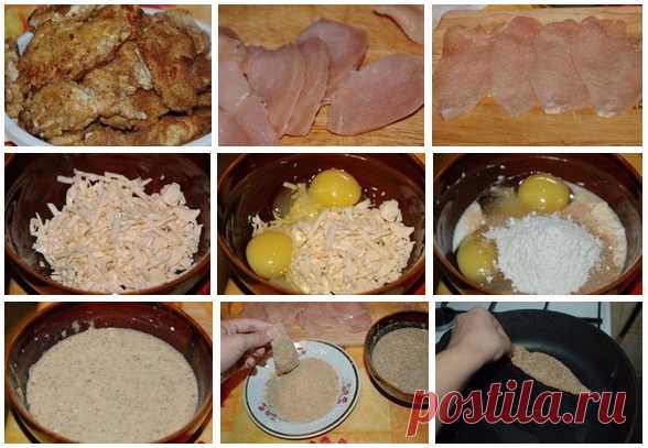 Лучшие кулинарные рецепты: Куриные отбивные в сырном кляре