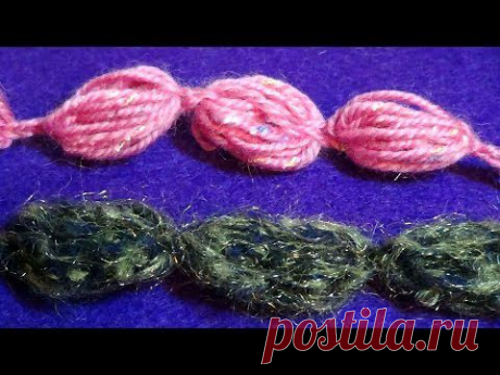 Цепочка из пышных столбиков