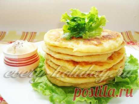 Лепешки с картошкой