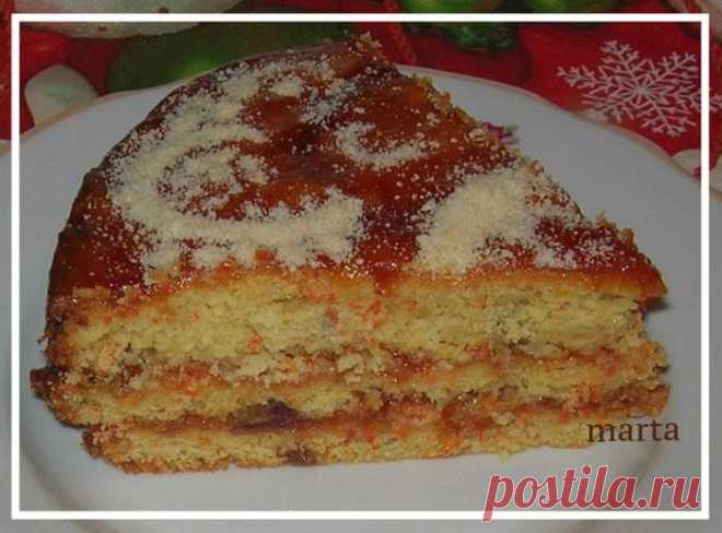 Морковный пирог-торт