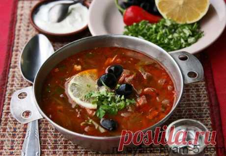 СОЛЯНКА МЯСНАЯ СБОРНАЯ, ПРАВИЛЬНЫЙ РЕЦЕПТ