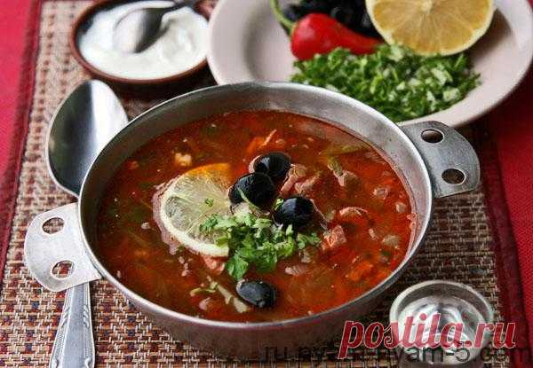 СОЛЯНКА МЯСНАЯ СБОРНАЯ, ПРАВИЛЬНЫЙ РЕЦЕПТ