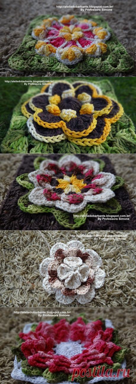 Цветочные мотивы. Видео-уроки.