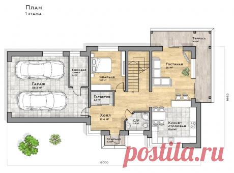Проект дома Раум — цена и строительство под ключ в Москве и Подмосковье