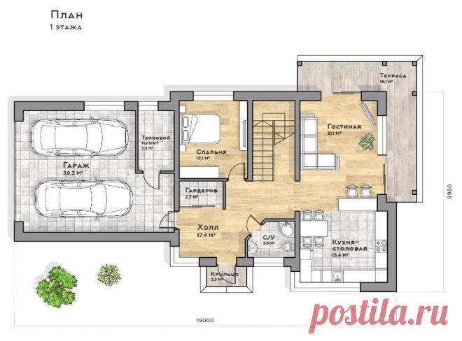 Проект дома Раум — цена и строительство под ключ в Москве и Подмосковье