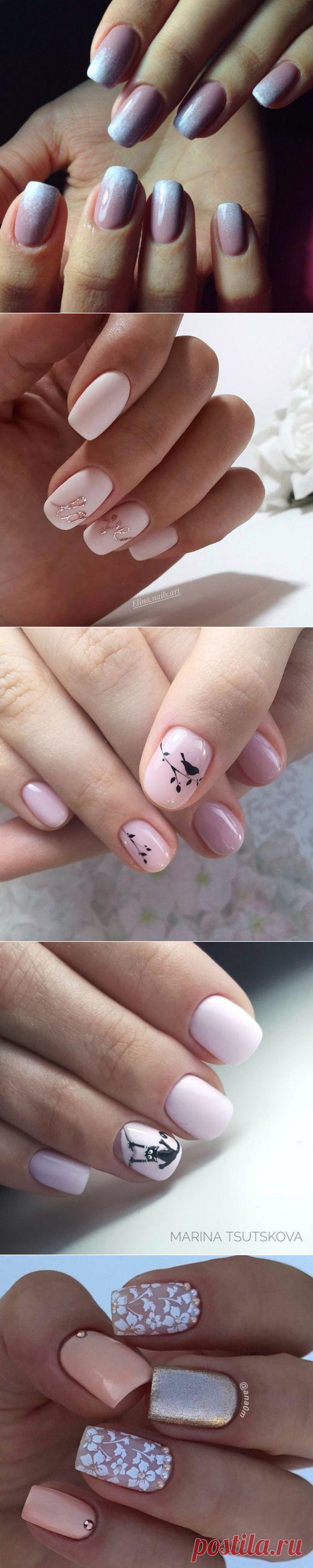 35 очень стильных идей маникюра на короткие ногти - Мой женский блог