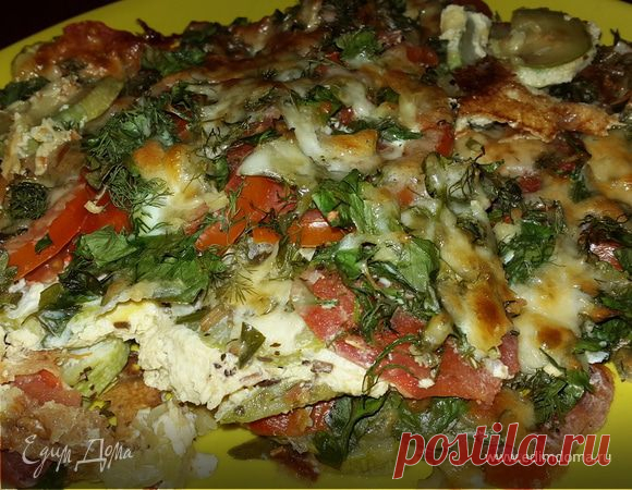 Кабачки, запеченные с помидорами, сыром и зеленью рецепт 👌 с фото пошаговый | Едим Дома кулинарные рецепты от Юлии Высоцкой
