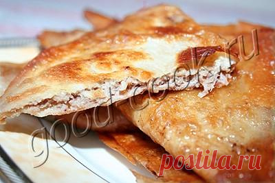 чебуреки из лаваша, рецепт приготовления