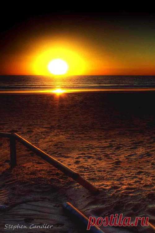 Another evening shot at La Barrosa, Chiclana Costa, Spain.